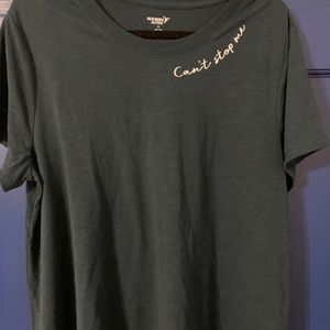 Cropped active tshirt